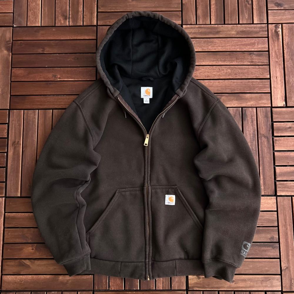 [L]칼하트 레인디펜더 써멀 오버핏 후드집업