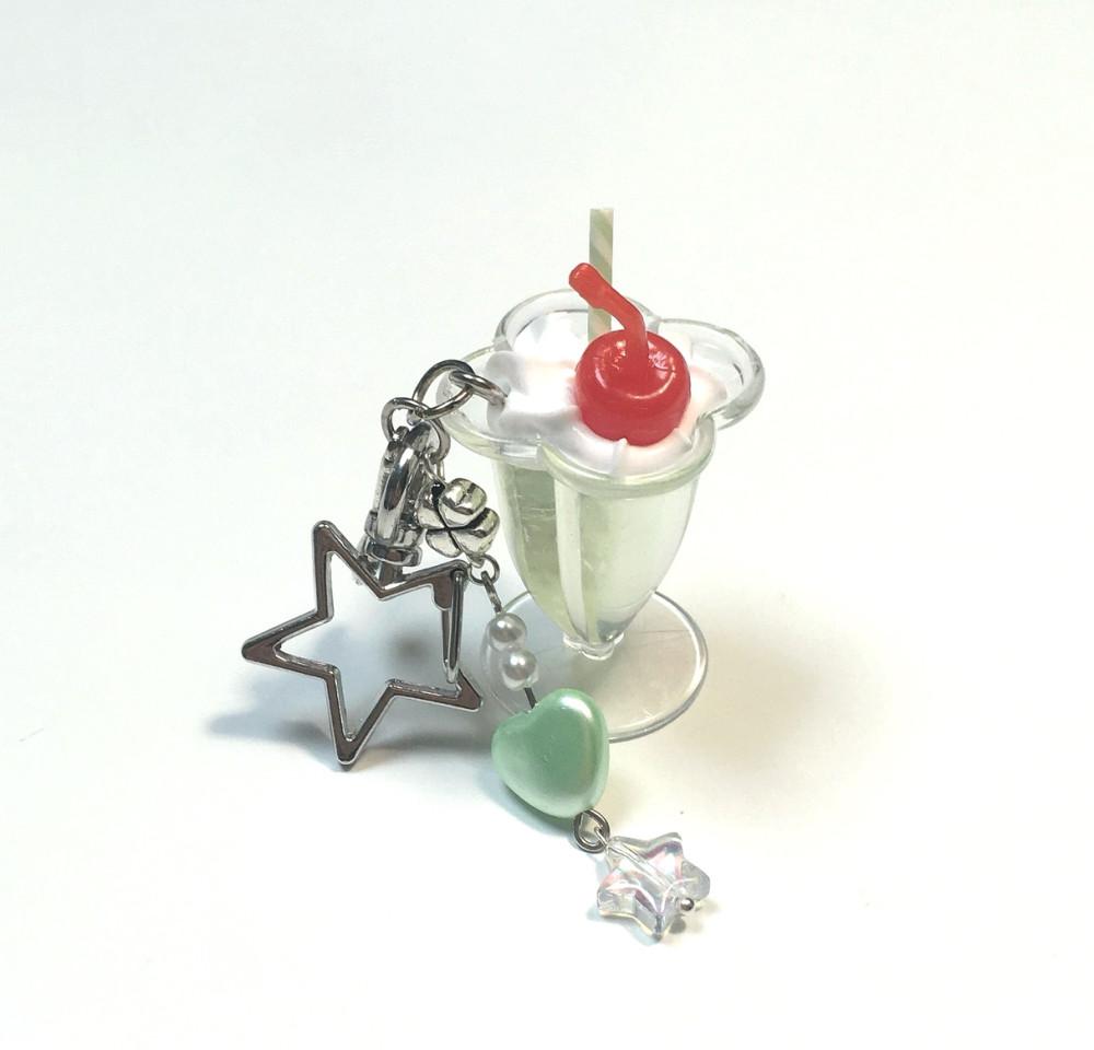 키라키링 메로니 소다 키링 kirakeyring melony soda keyring