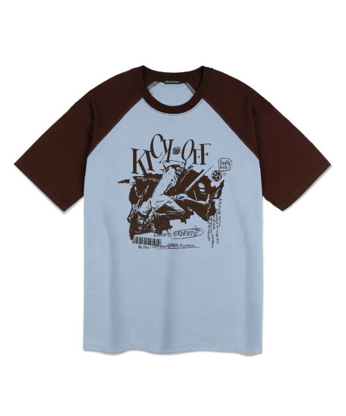 [NK] Pitchy Raglan Tee (Sky Blue)_K24QB721