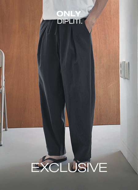 [단독판매] 볼륨 린넨 팬츠