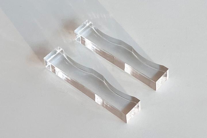 깨짐없는 투명 아크릴 수저받침 1p