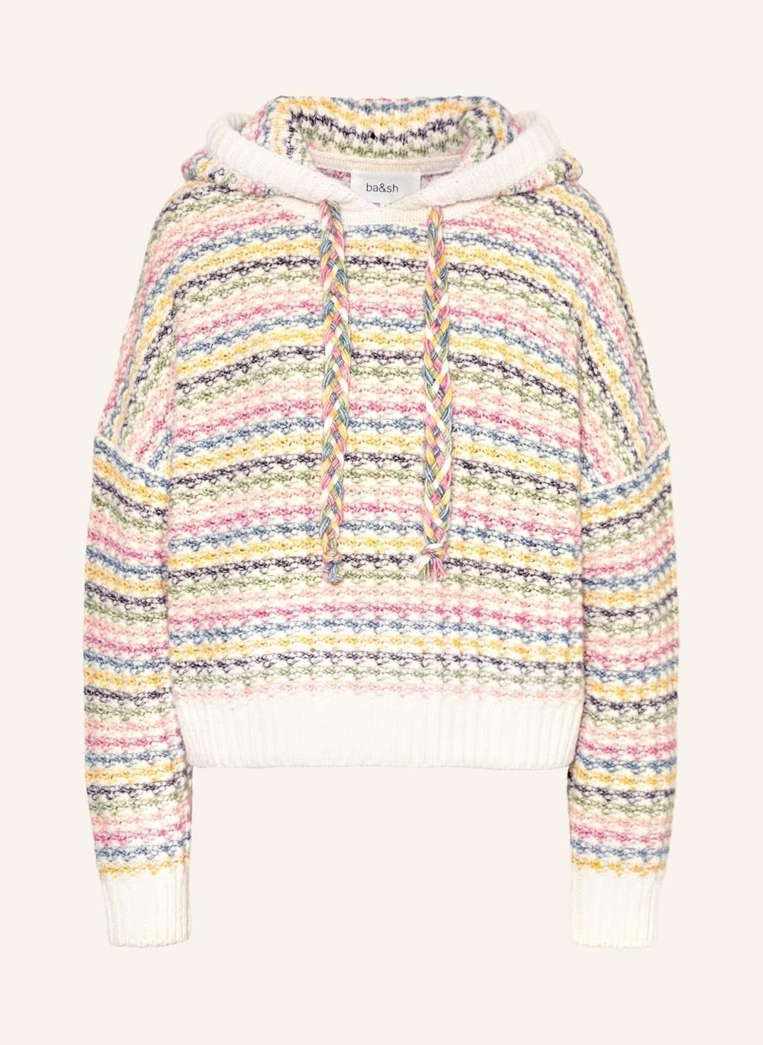 니트 후드 Strick-Hoodie BALOO  1001426779 ECRU/ SCHWARZ/ PINK