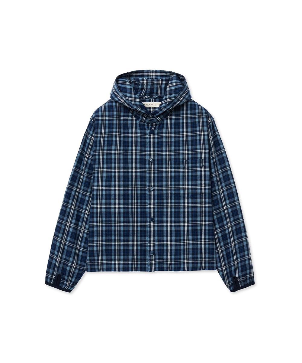 [25S/S] hooded shirts (vintage blue)