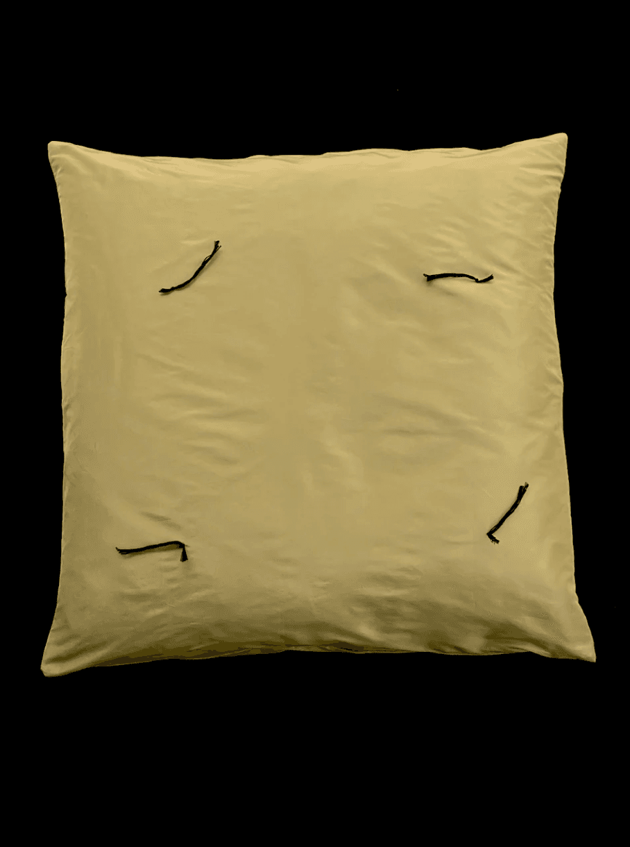Pien Studios - Square Pillow Cover Mustard Party