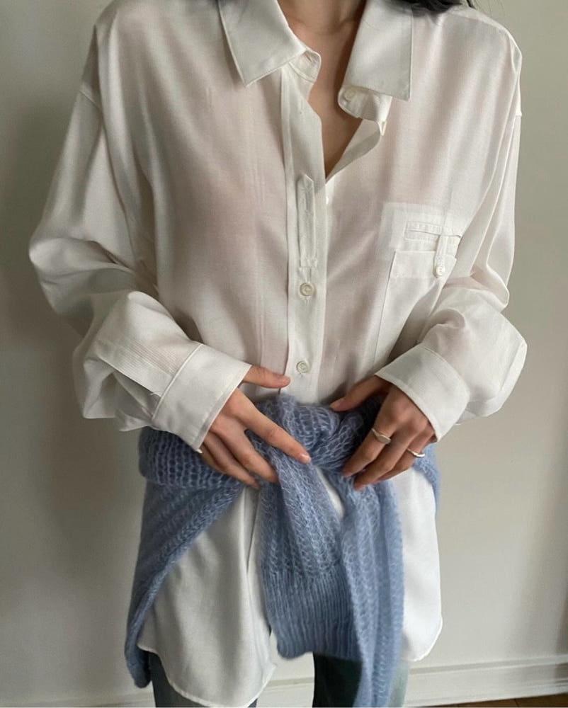 런던플랏 보이핏 셔츠