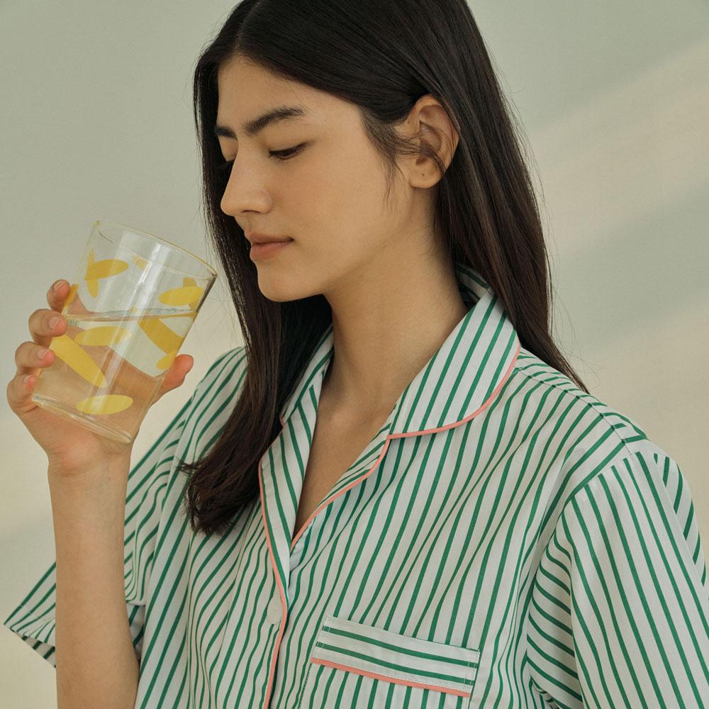 (w) Green Tea Short Pajama Set