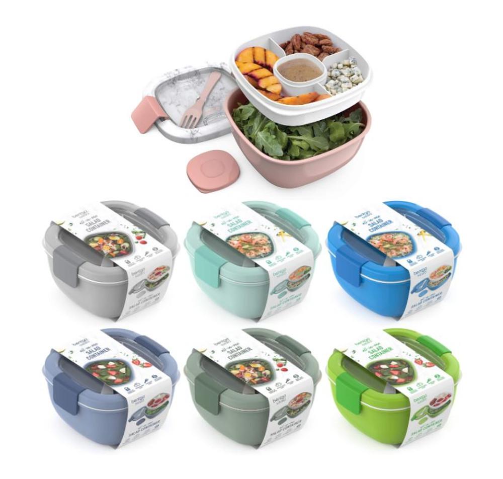[미국정품] 벤트고 Bentgo 도시락통 샐러드통 BPA-Free 2단 5칸
