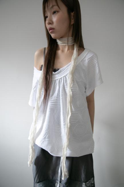 bubble off-shoulder strap top(2colors)