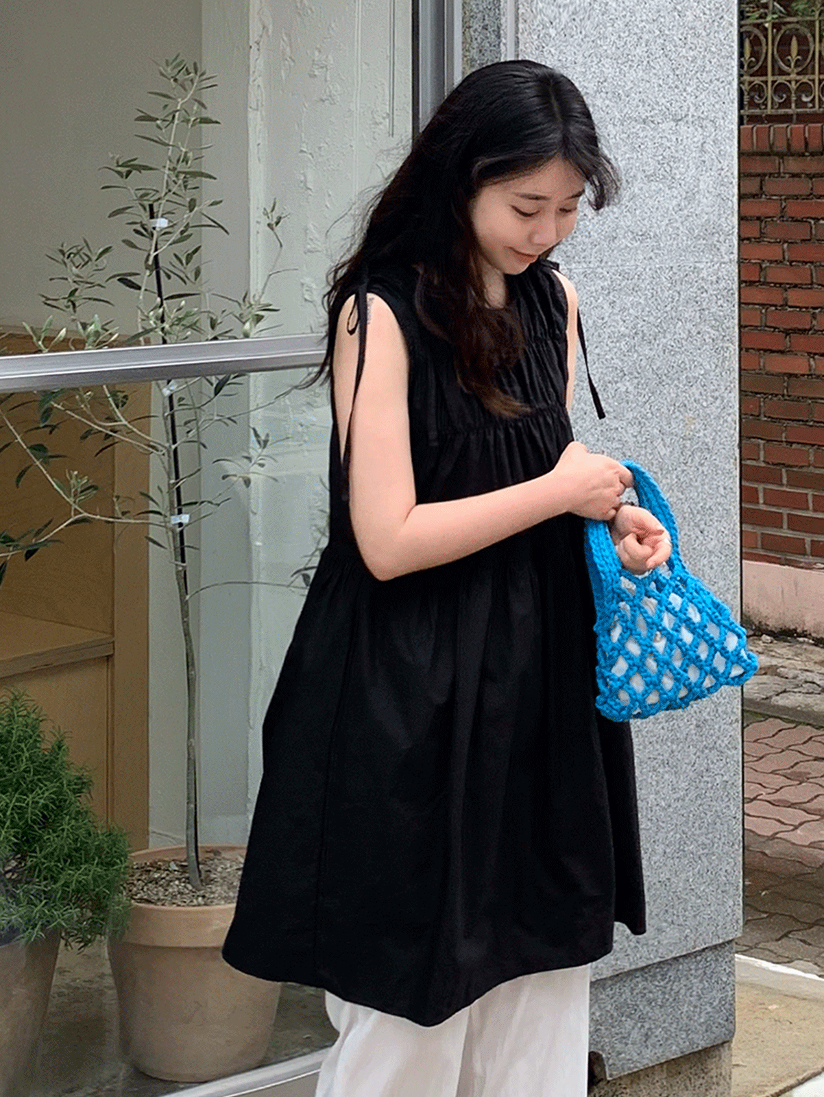 kiko ribbon shirring ops (2colors) 재진행!