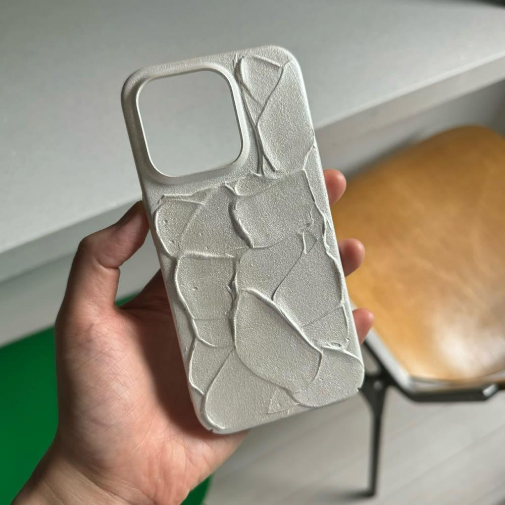 [LSD Objet 폰케이스] 진주펄 네모 추상화