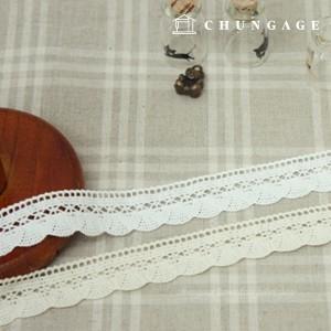 레이스원단 토숀레이스천 면 토숀021 하프 의류리폼 2종 레이스천