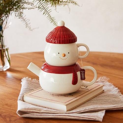 [모던하우스] L 눈사람 티포트+컵 세트