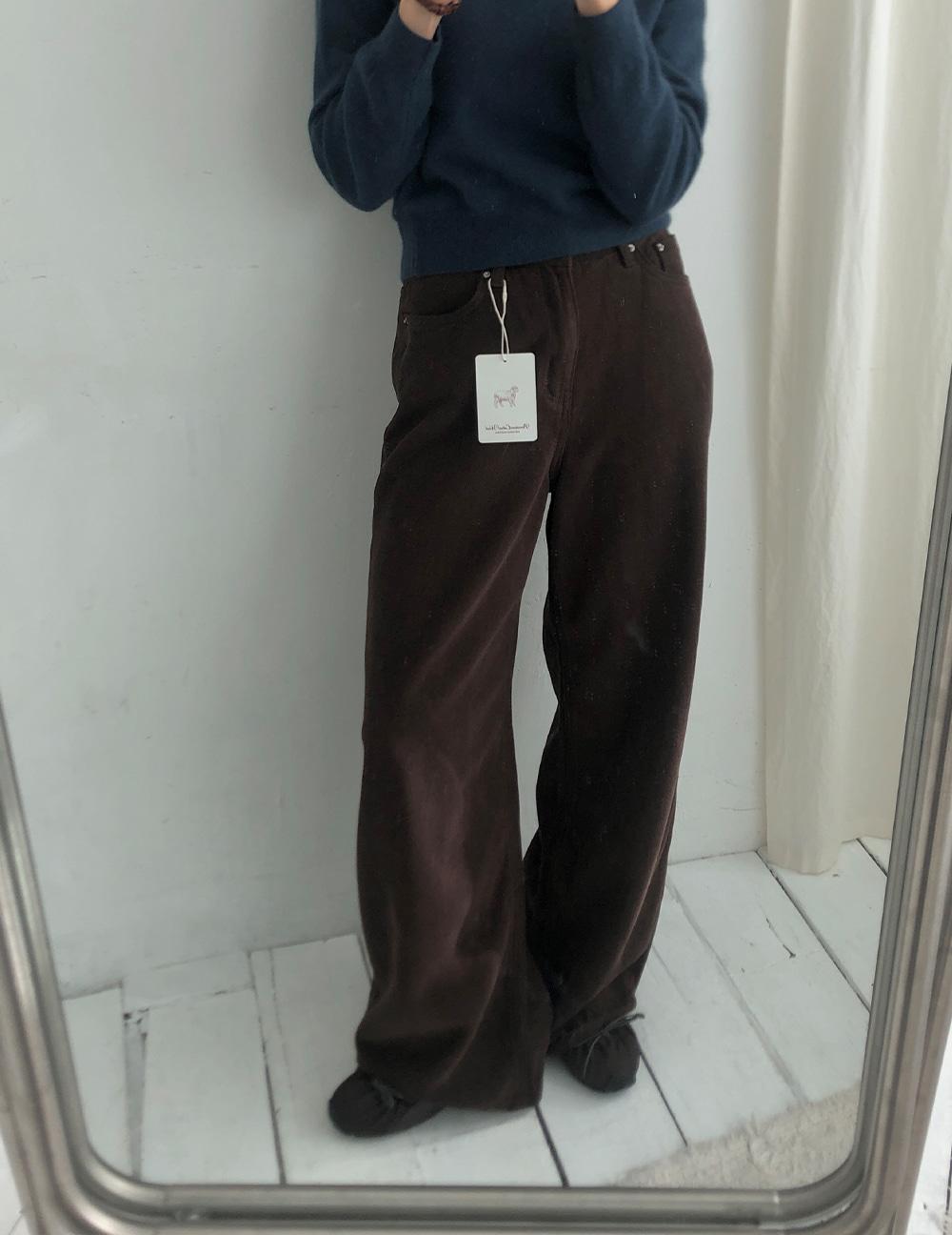 [양기모] 어썸 기모 코튼팬츠