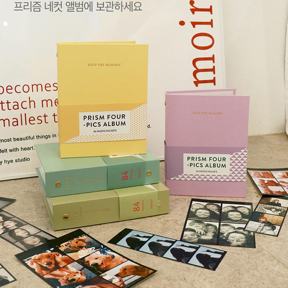 프리즘 포켓형 네컷 포토 앨범 포토북 (84포켓)
