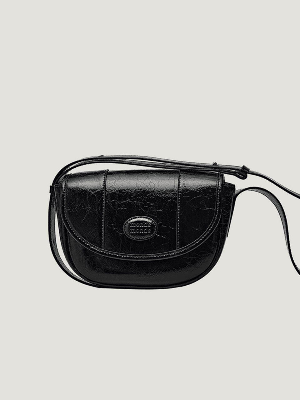 Half moon mini bag Black