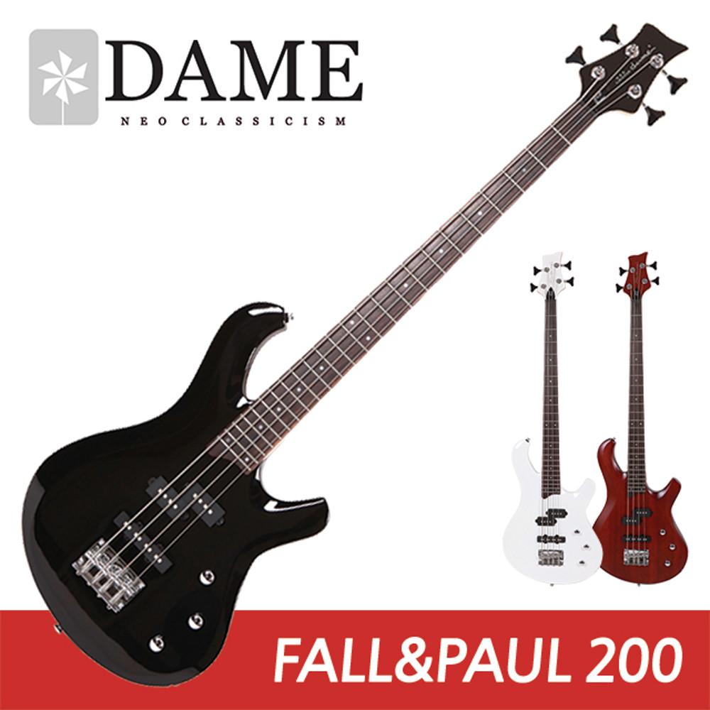 데임 Fall & Paul 200 / 폴앤폴 200 / 입문용 베이스기타 / 공식대리점, 당일발송, 평생AS