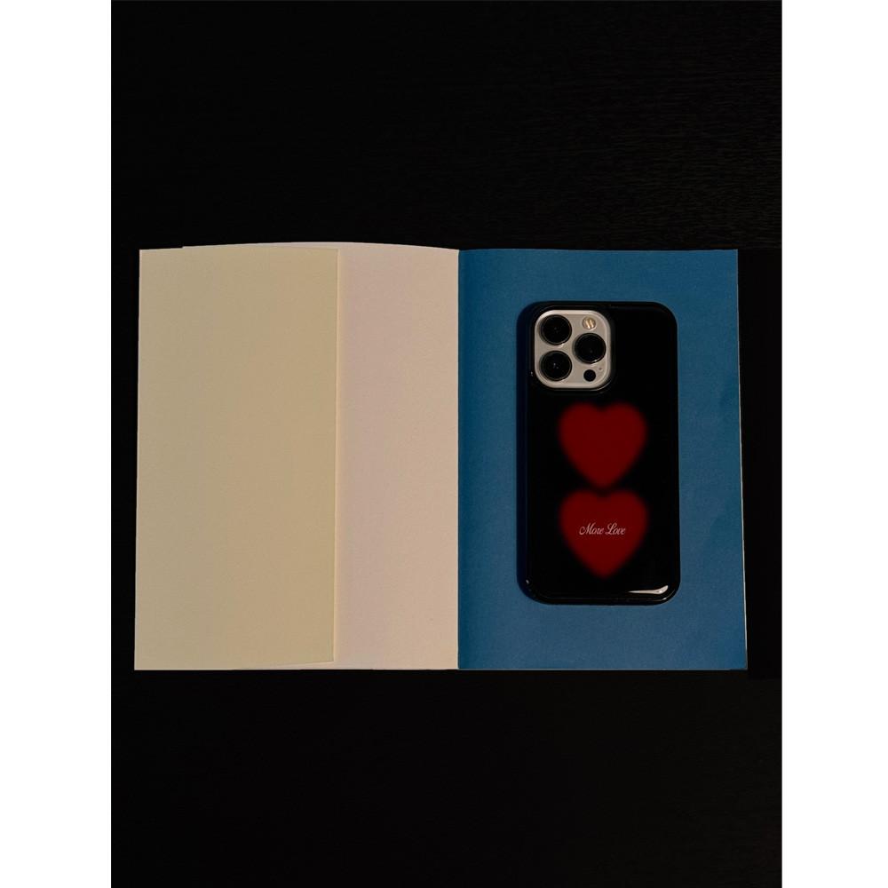 모어러브 핸드폰 에폭시 하트 케이스 아이폰 갤럭시