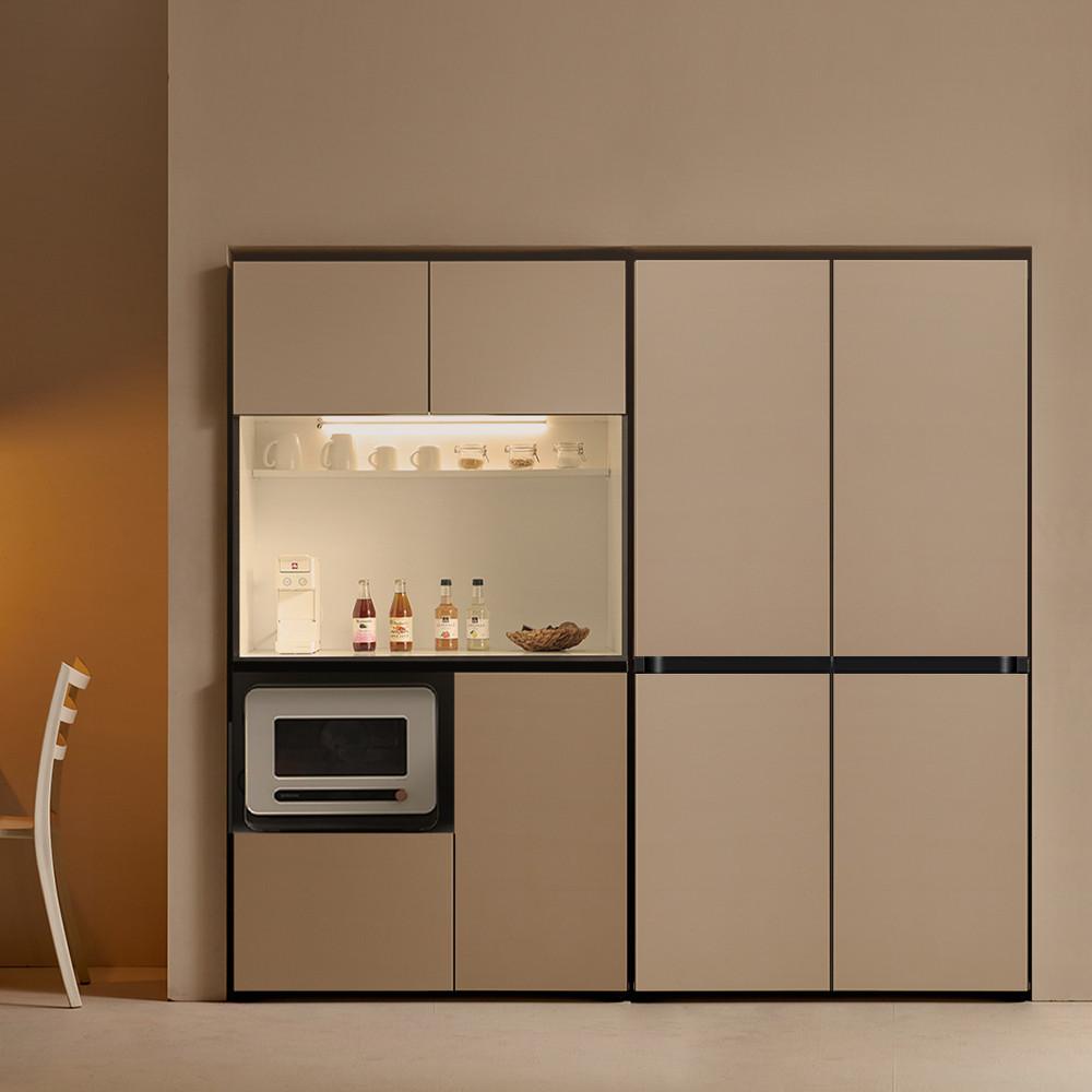 홈카페장 1000(990) 오픈형 1853 냉장고장 틈새장 냉장고 주방 홈카페 수납장 홈바