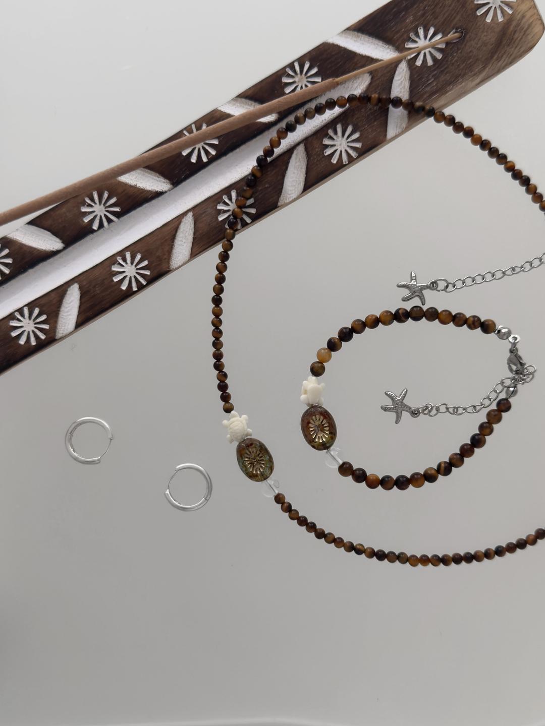 [prts made] 호안석 거북이 목걸이 (써지컬 스틸)