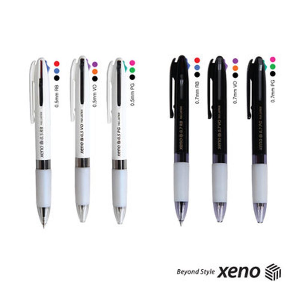 xeno  제노 3색 볼펜 0.38mm 0.5mm 0.7mm