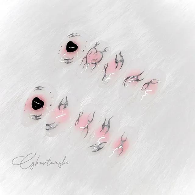 ʚ입점 할인ɞ 노아르 트라이벌 치크 수제네일팁