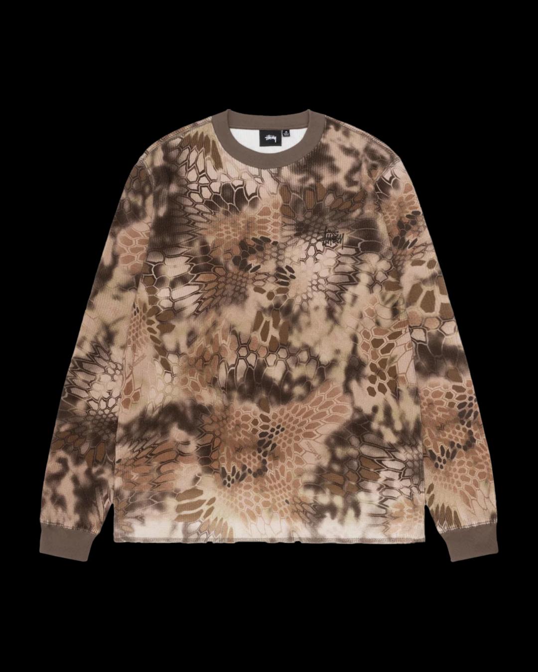 스투시 크립텍 카모 긴팔 티셔츠 써멀 하이랜더 1140336 | 카시나 KASINA