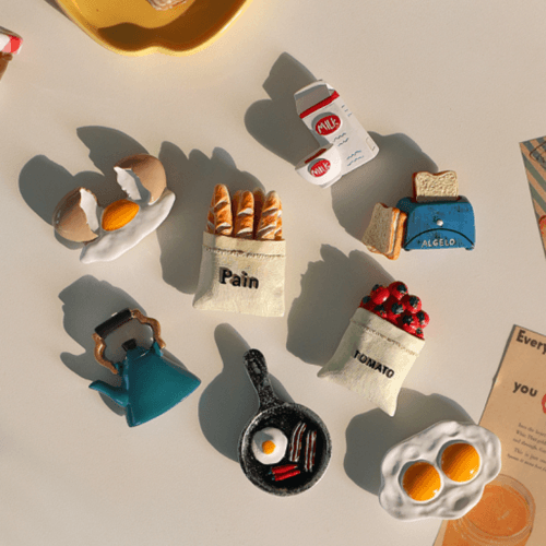 빈티지 데코 냉장고 자석 4개세트