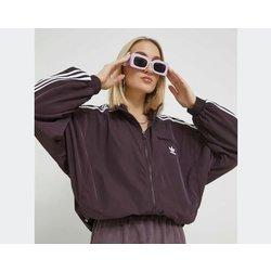 [여성] 클래식 트랙 재킷 HM2154 아다다스오리지널 여자 데일리 크롭재킷 우븐자켓 숏자켓 짧은바람막이 크롭바람막이 자켓 가벼운 트랙자켓 삼선 져지 우먼 트레이닝 런닝자켓 버건디