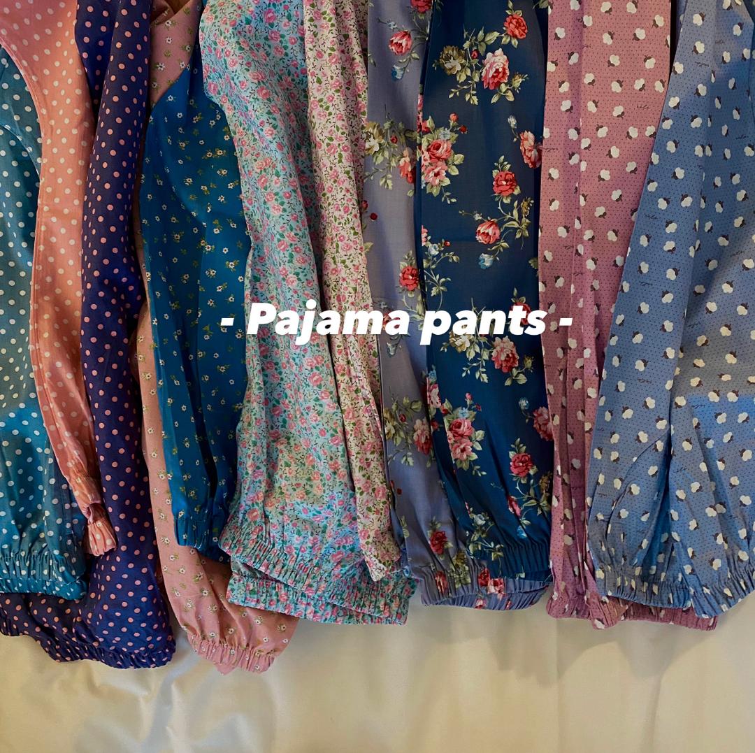 [국내제작,간절기바지] 아사면 9부 잠옷바지 체크 홈웨어 (18종)