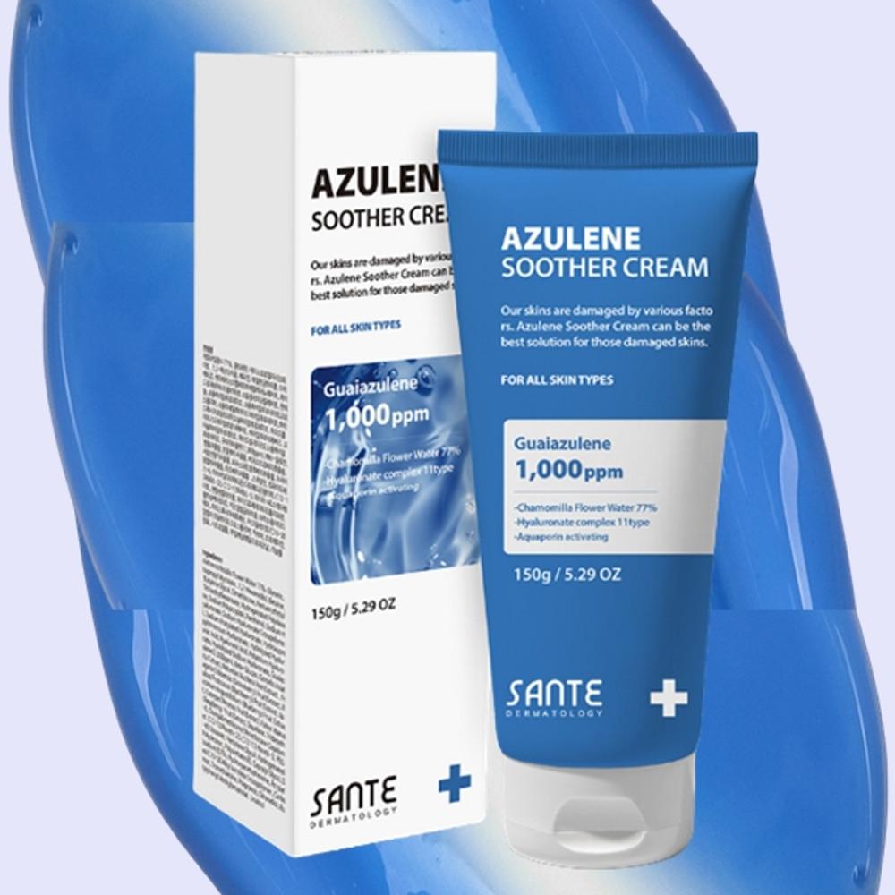 상떼 아줄렌 수더 크림 150g 수분크림 빠른 진정 예민피부