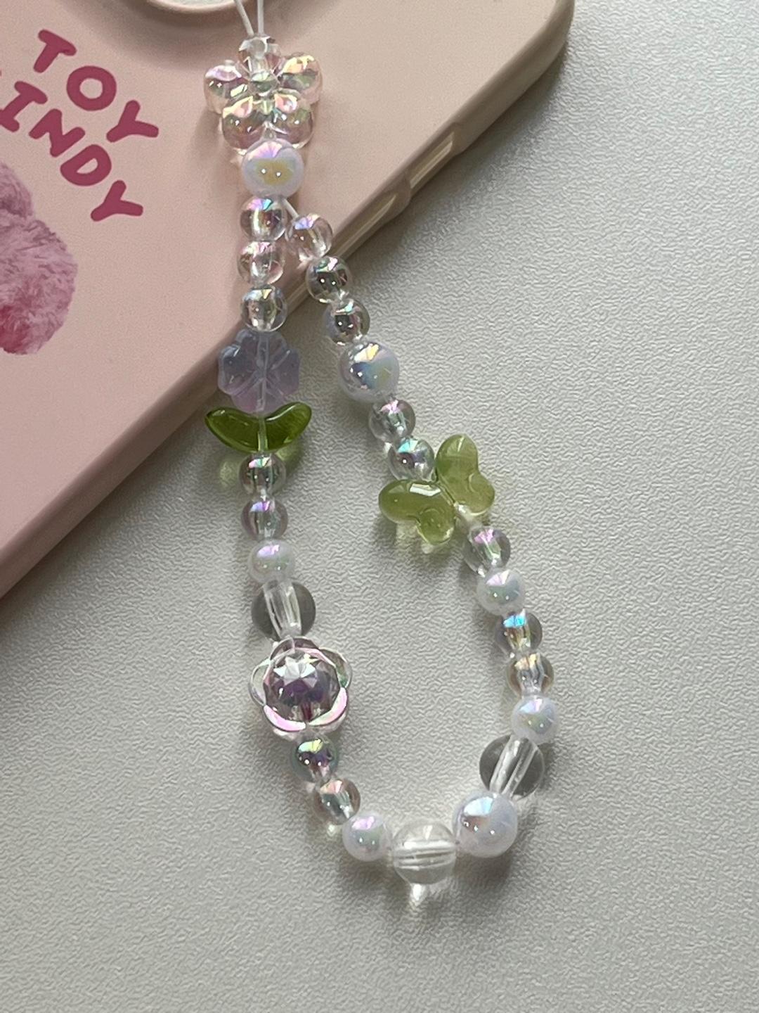 🌷꽃 나비 핸드폰스트랩 키링