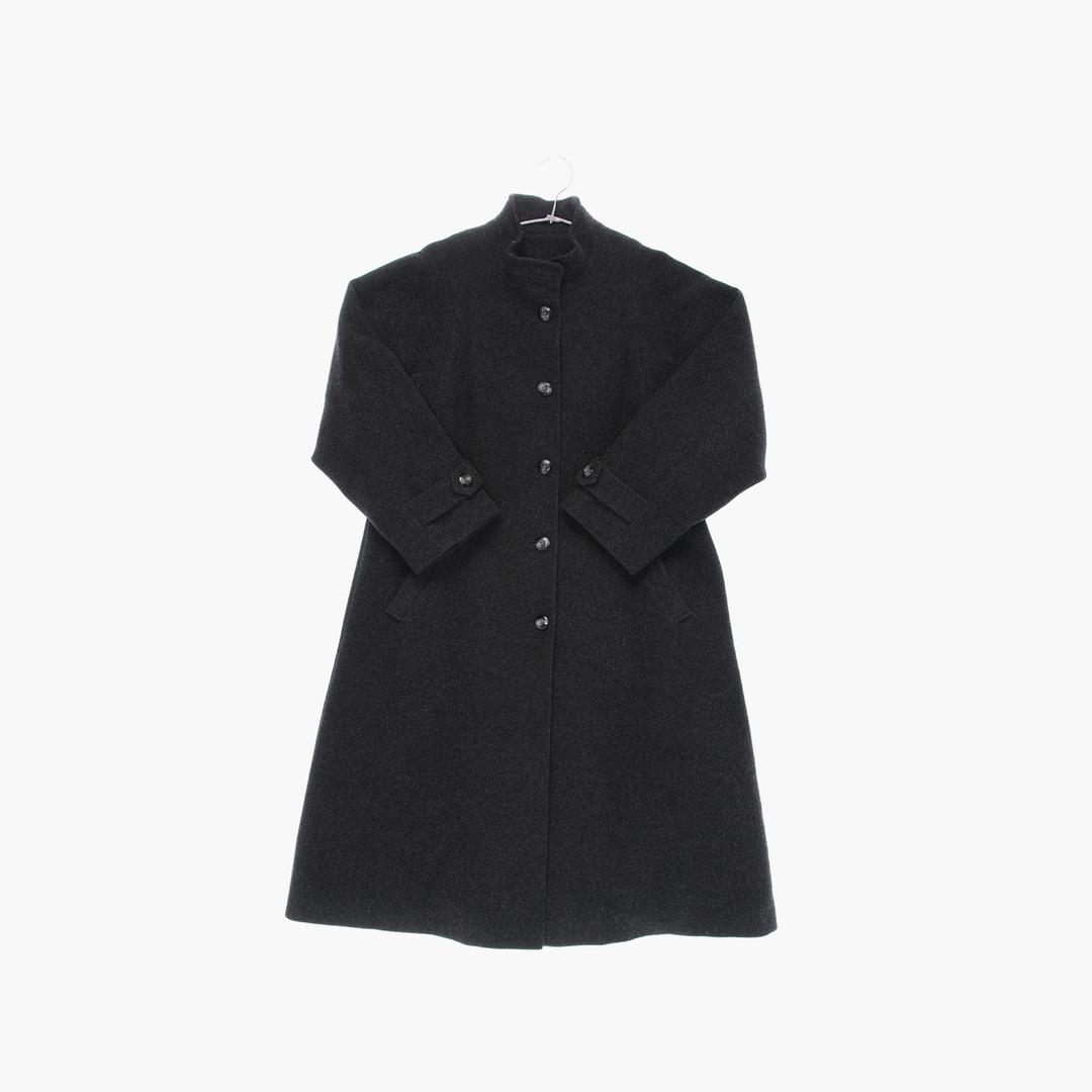 울 모직 롱 코트 여자 L