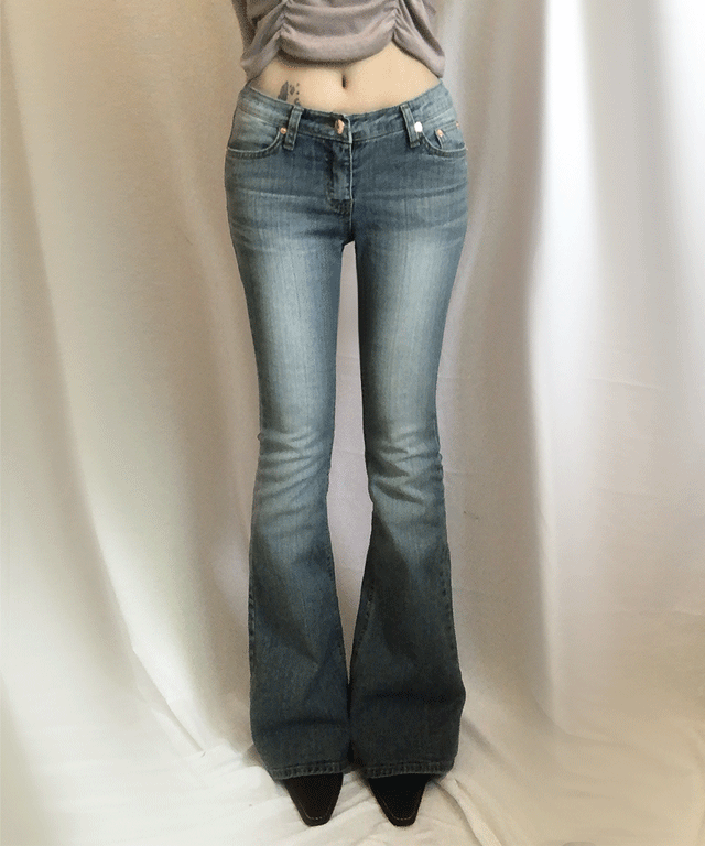 시로 [OOT] 미오 로우라이즈 워싱 부츠컷 pt