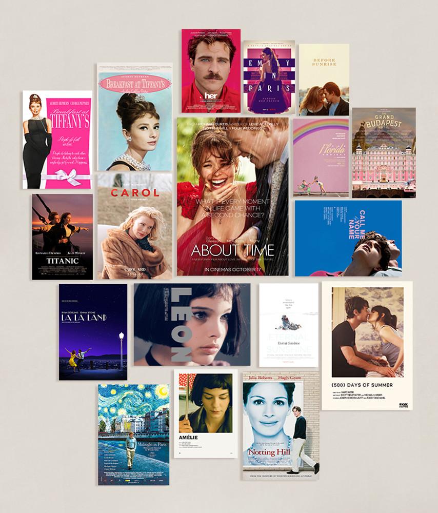 [3+1 한정 이벤트!] 감성있는 브로마이드 영화포스터 대형 액자 빈티지 인테리어 소품 114종 선물 카페