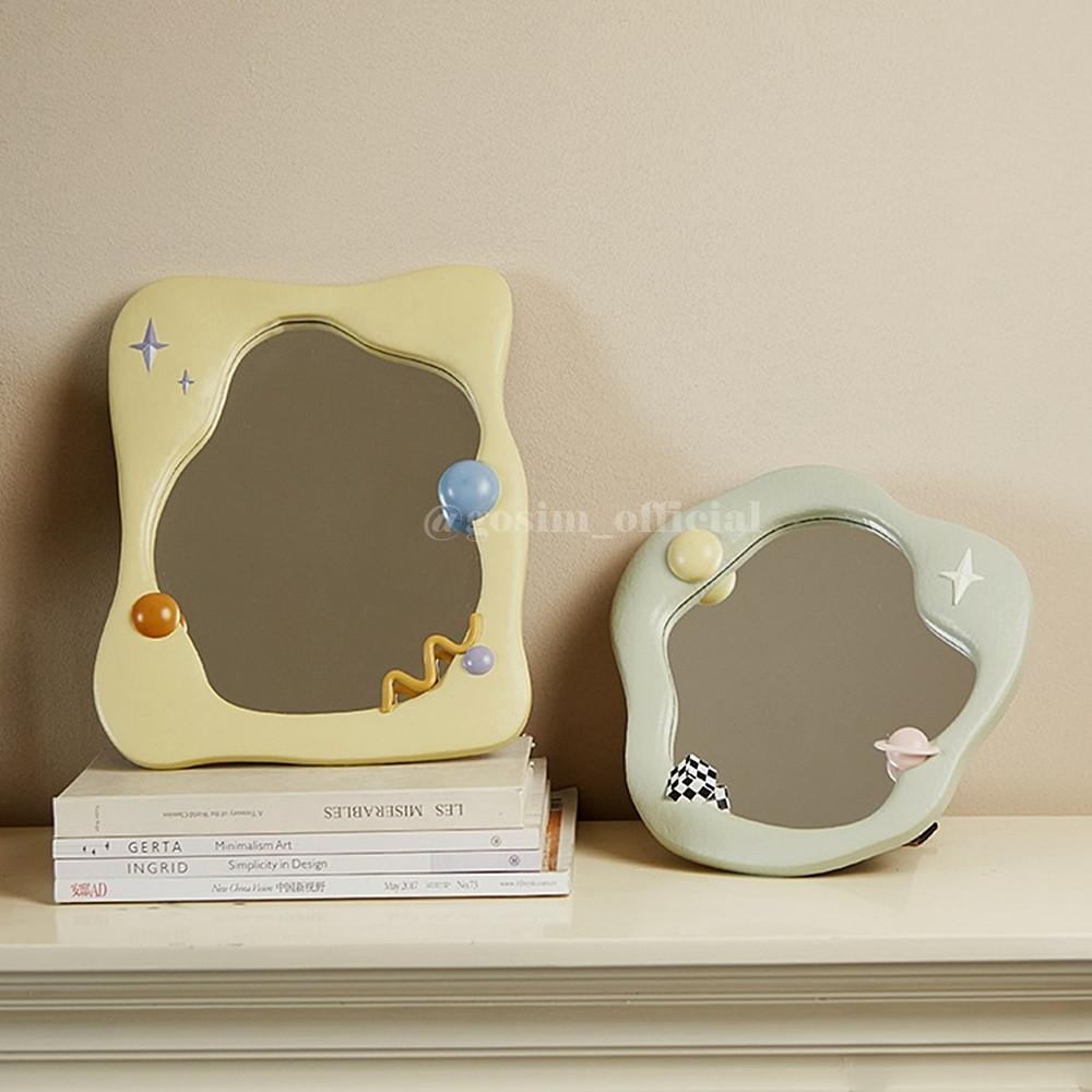 고심 비정형거울 탁상 벽걸이 오브제 거울 2color