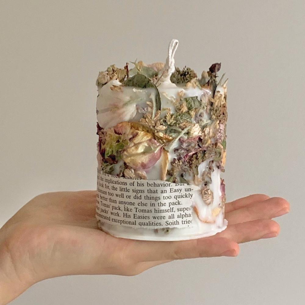 부케말리기 말린부케캔들 웨딩선물 드라이플라워