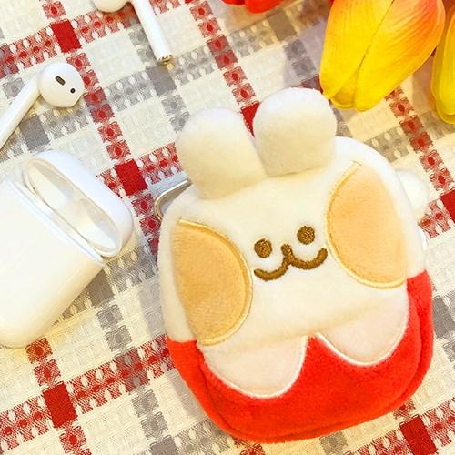 네모네모 달고나 에어팟 파우치