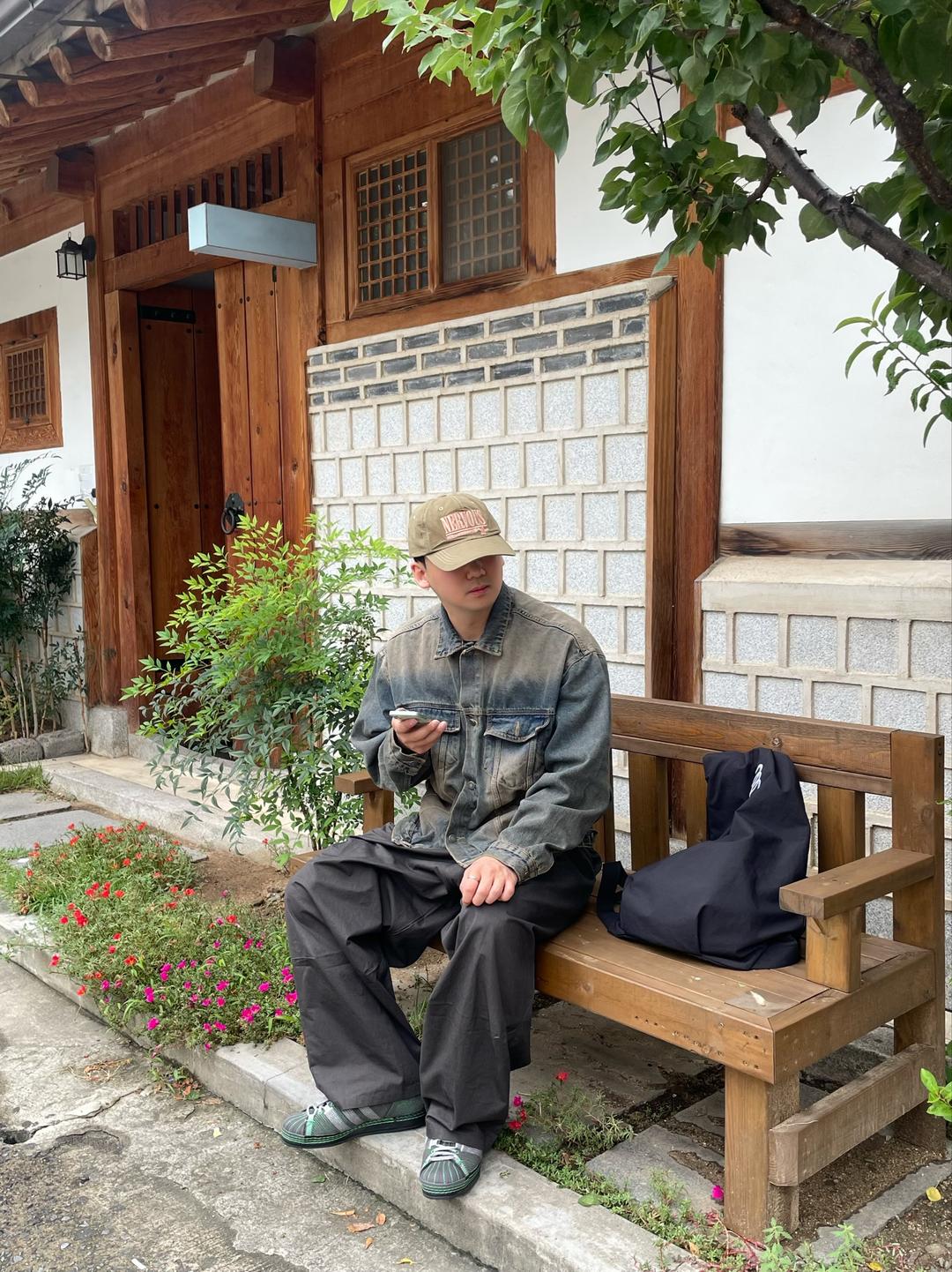 다잉 빈티지 데님 자켓