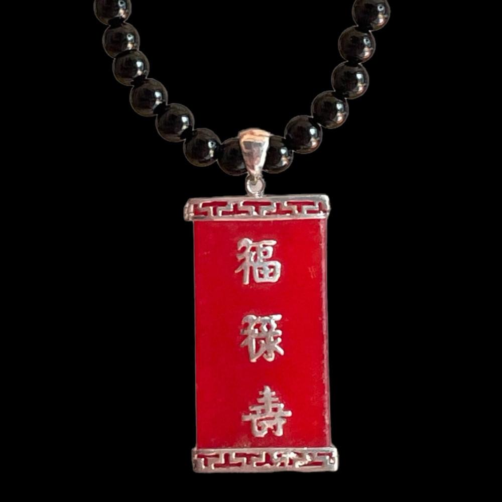 丹 Necklace(블랙오닉스네크리스)