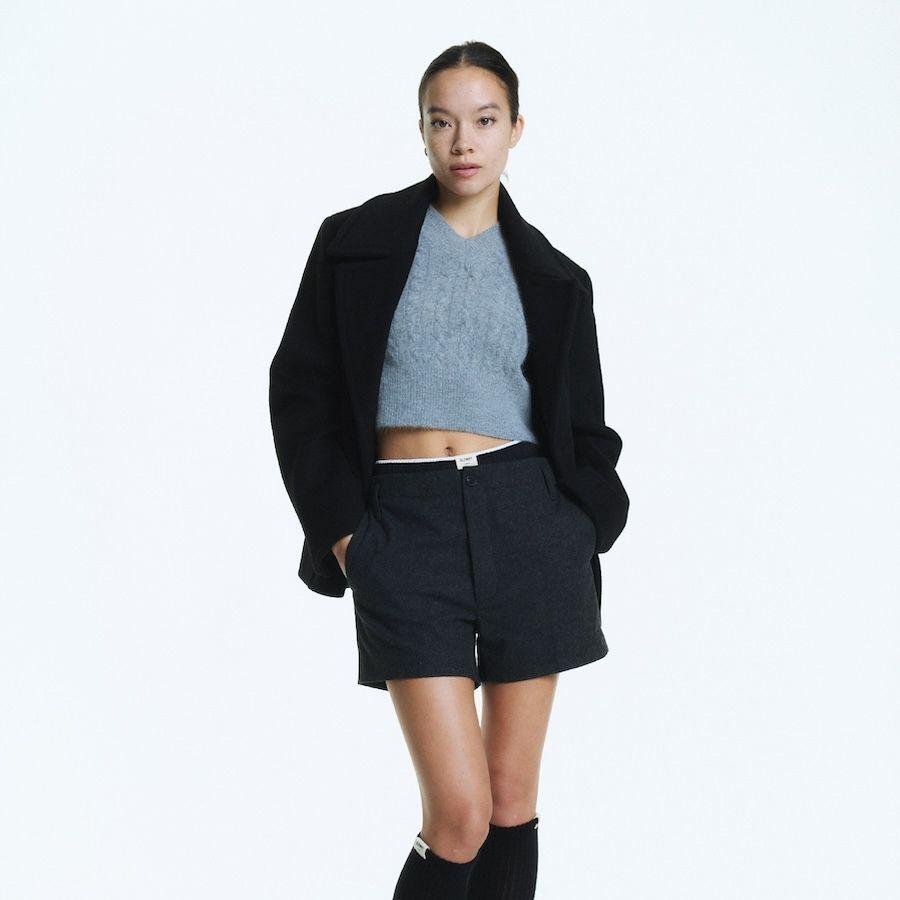 G WOOL MINI SHORTS (2COLORS)