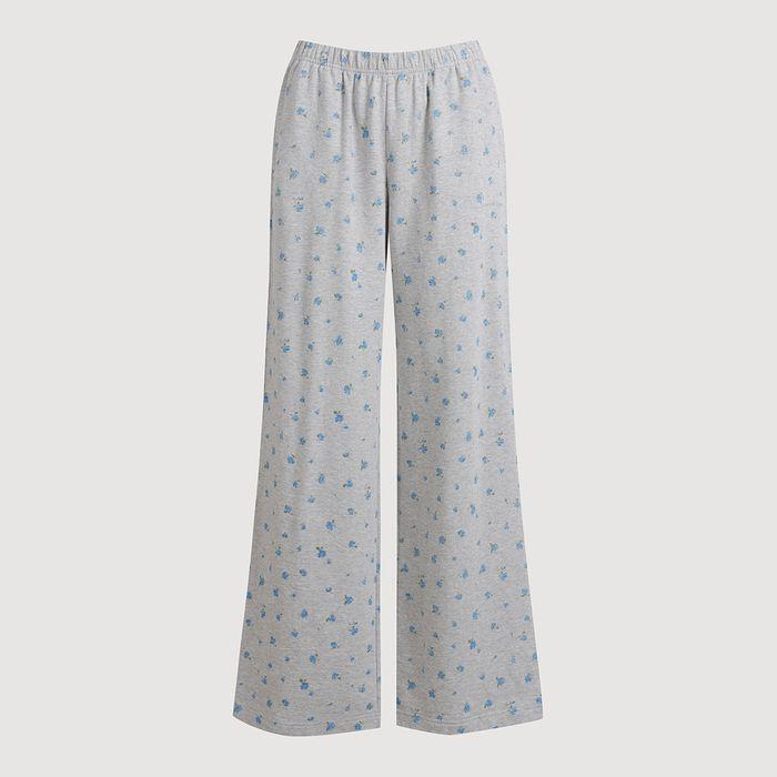 Chouetties by LUCKY CHOUETTE_Pattern Jersey Long Pants (melange grey)_LAPNX25400GYM