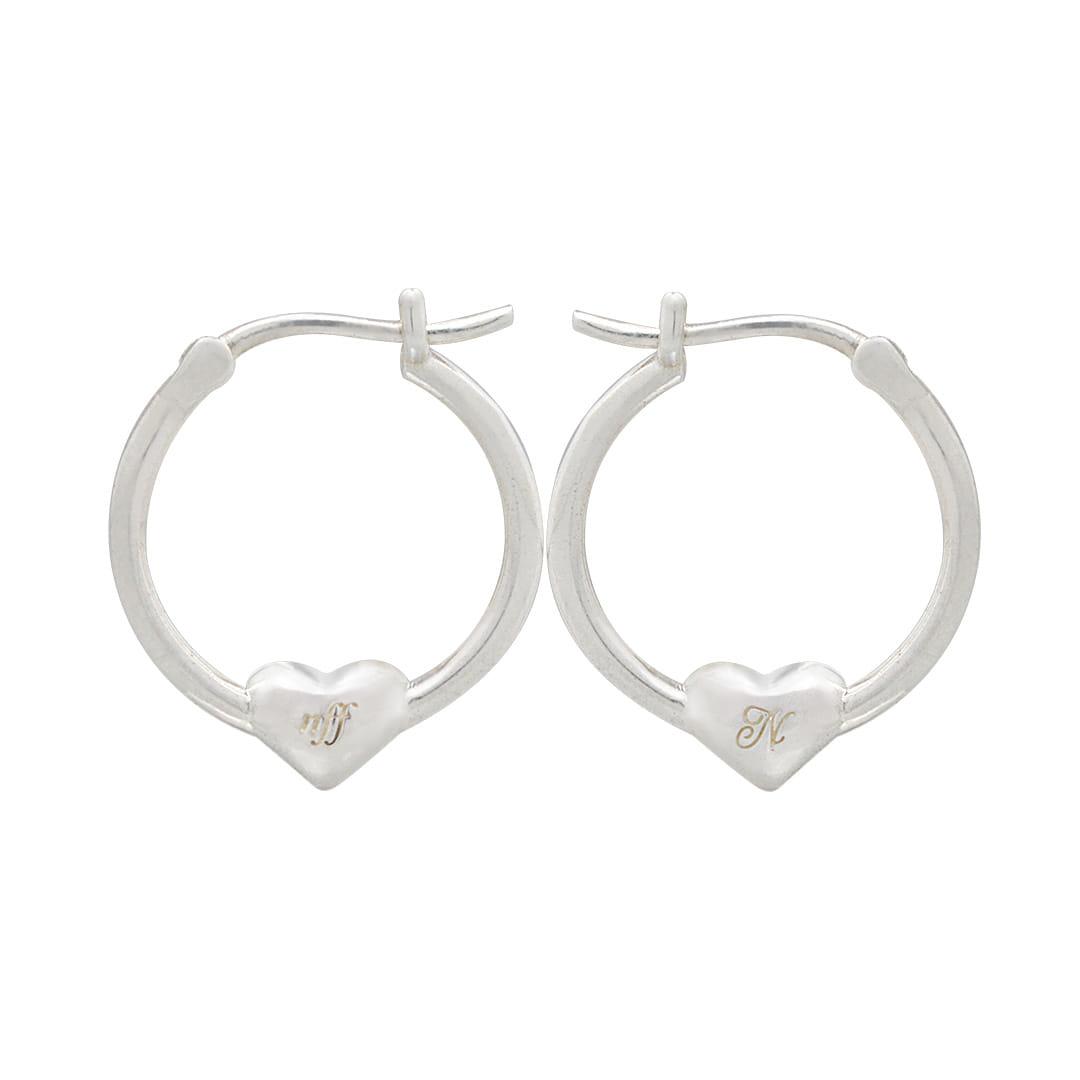 [silver925] mini heart earring