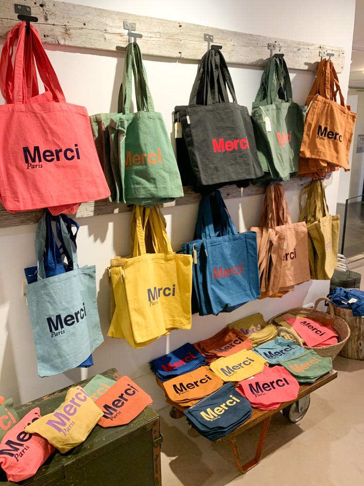 MERCI 메르시 에코백 미니 사이즈 파리 편집샵 정품 (19컬러)