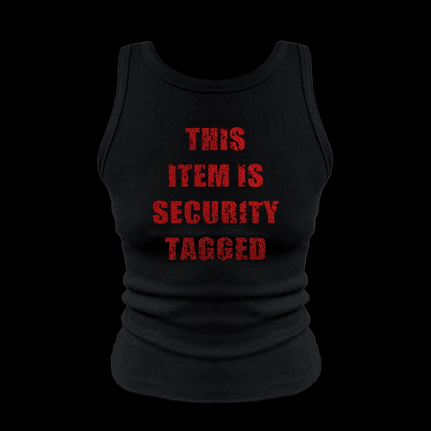 SECURITY TAGGED TANK - XS