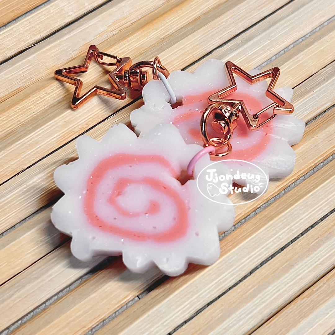 리얼 나루토마끼 어묵 키링🍥