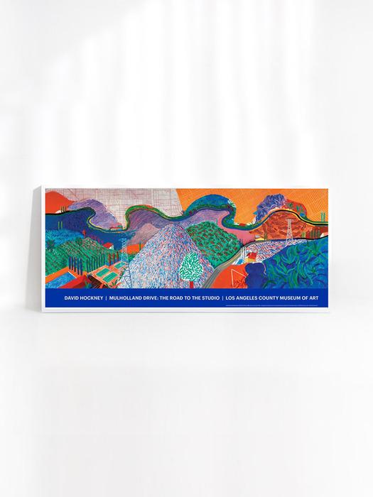 [데이비드 호크니] Mulholland Drive 96.5 x 40.6 cm
