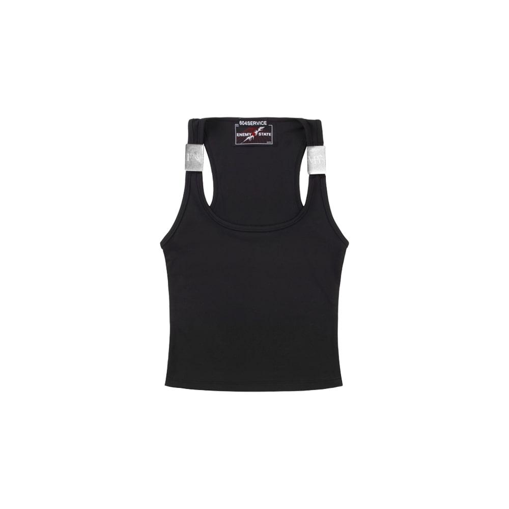 [604SERVICE : 604서비스] EOS BUCKLE SLEEVELESS TOP