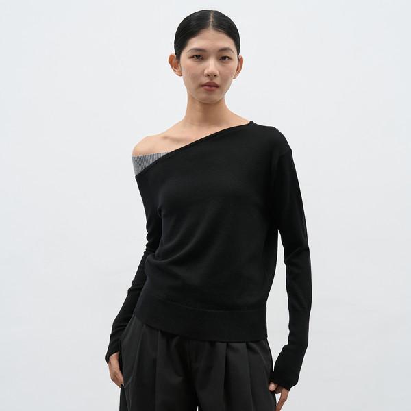 Layered Line Off T-shirt