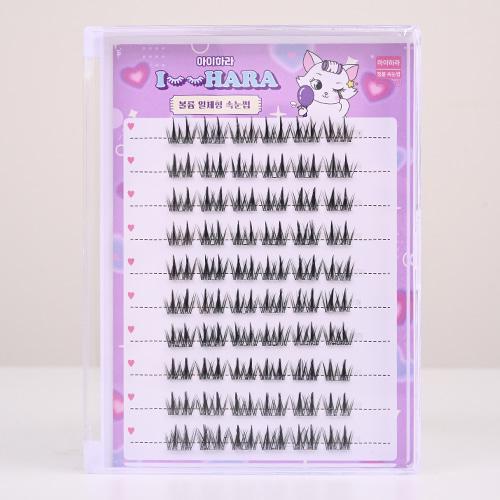 아이하라 대용량 노글루 더블래쉬 속눈썹 자연스러운 메이크업 연장 원터치