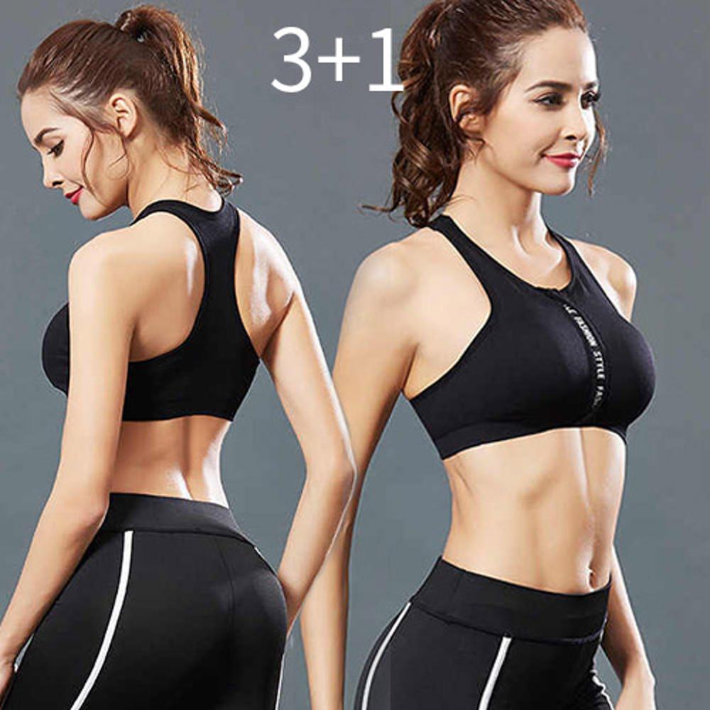 스포츠브라 앞지퍼 하이서포트 브라탑